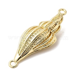 Sea Animals Brass Connector Charms&nbsp;KK-Z137-20G-01