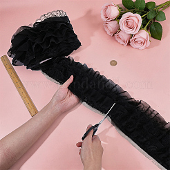 5 Yards Flower Polyester Lace Trim&nbsp;OCOR-WR0002-15B