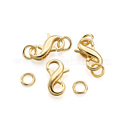 Brass Double Opening Lobster Claw Clasps&nbsp;FIND-TA0001-46G