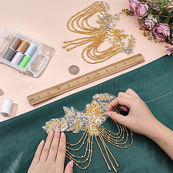 Flower Computerized Embroidery Ornament Accessories&nbsp;AJEW-WH0410-116A
