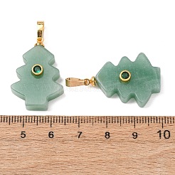 Natural Green Aventurine Pendants&nbsp;G-P628-04G-01