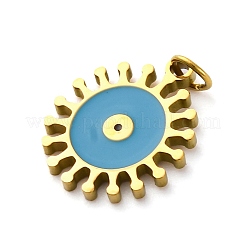 304 Stainless Steel Enamel Pendants&nbsp;STAS-E550-61G