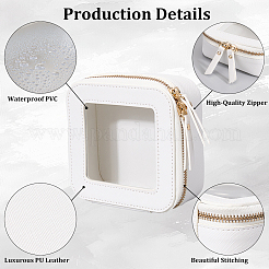 Square PU Leather Jewelry Box&nbsp;ODIS-WH20008-04B