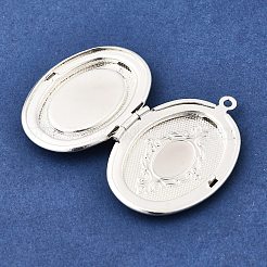 Rack Plating Brass Locket Pendants&nbsp;KK-K277-05S