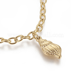 304 Stainless Steel Charm Bracelets&nbsp;BJEW-F383-02G