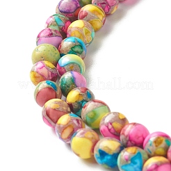 Assembled Natural & Dyed Magnesite Beads Strands&nbsp;G-L575-02L-A