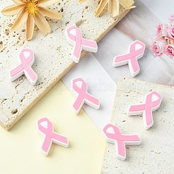 10Pcs Awareness Ribbon Silicone Focal Beads&nbsp;JX887A