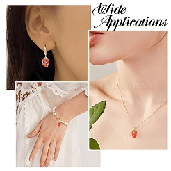 6Pcs 6 Styles Brass Enamel Pendants&nbsp;KK-CJ0003-69