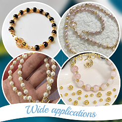 60Pcs 3 Style Long-Lasting Hollowed Plated Brass Beads&nbsp;KK-PH0006-81
