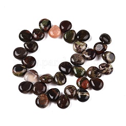 Natural Multi-Color Agate Beads Strands&nbsp;G-T138-126