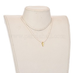 Key Brass Pendant Necklaces&nbsp;NJEW-JN02972-04