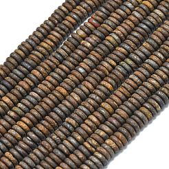 Frosted Natural Bronzite Beads Strands&nbsp;G-K389-C23-01