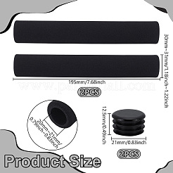 Sponge Cycling Bicycle Handlebar Cover Grips&nbsp;AJEW-WH0348-762