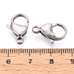 304 Stainless Steel Lobster Claw Clasps&nbsp;STAS-T065-17mm-34P