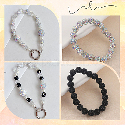 72Pcs 12 Styles Resin Rhinestone Beads&nbsp;RESI-PA0001-01