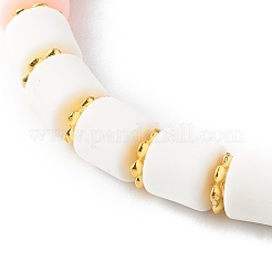 Handmade Polymer Clay Beads Stretch Bracelets&nbsp;BJEW-JB06428