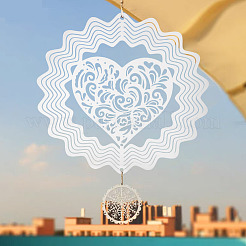 201 Stainless Steel 3D Rotating Hanging Wind Spinner&nbsp;STAS-TADJ0001-11B