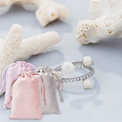 28Pcs 7 Colors Velvet Jewelry Drawstring Bags&nbsp;TP-DR0001-02B