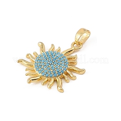 Brass & Rhinestone Pendants&nbsp;RB-CBA4B36-02G-01