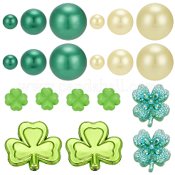 122Pcs 9 Styles ABS Imitation Pearl Beads & PP Plastic Beads & Opaque Acrylic Beads & Transparent Resin Cabochons&nbsp;KY-SP0001-79