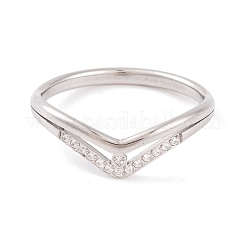 304 Stainless Steel Finger Ring for Women&nbsp;RJEW-C086-08-P
