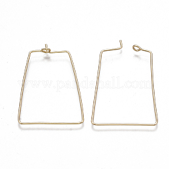 Brass Earring Hooks&nbsp;KK-T038-425G