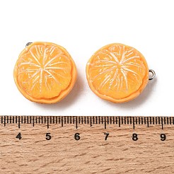 Fruit Opaque Resin Pendants&nbsp;RESI-C079-03A