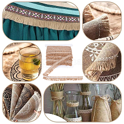 12.5M Burlap Ribbon&nbsp;AJEW-GF0014-55A