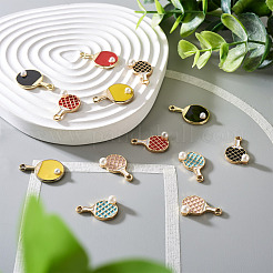 14Pcs 7 Style Zinc Alloy Enamel Pendants&nbsp;ENAM-CD0001-26