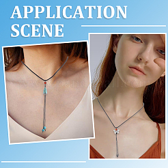 24Pcs 6 Colors Polyester Necklace Makings&nbsp;AJEW-SC0003-80