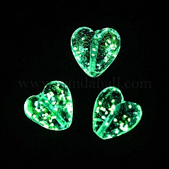 Luminous Handmade Gold Sand Lampwork Beads&nbsp;X-FOIL-B001-03E