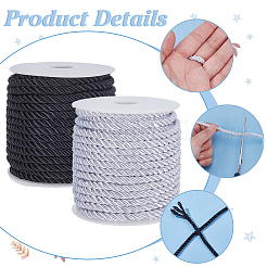 2 Rolls 2 Colors 3-Ply Polyester Cord&nbsp;OCOR-PH0005-79