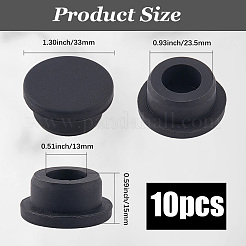 10Pcs Silicone Hole Plugs&nbsp;AJEW-GF0011-66G