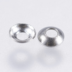 Tarnish Resistant Apetalous 316 Surgical Stainless Steel Bead Caps&nbsp;STAS-F146-08P