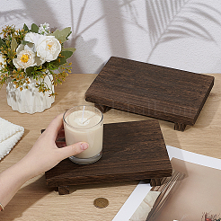 4Pcs Wooden Jewelry Display Pedestals&nbsp;ODIS-WA0001-05