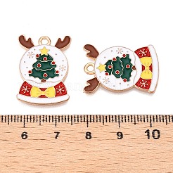 Christmas Theme Alloy Enamel Pendants&nbsp;ENAM-T020-33F