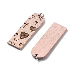 Printed Wood Pendants&nbsp;FIND-R050-02C