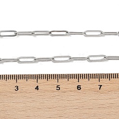 Non-Tarnish Unisex 304 Stainless Steel Paperclip Chain Necklaces&nbsp;X-NJEW-H215-04P