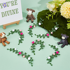 6Pcs PVC Artificial Flower Rattan&nbsp;DIY-PH0033-59