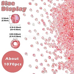 70G Transparent Spray Painted Glass Beads&nbsp;EGLA-YW0005-30A