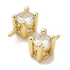 Brass Micro Pave Cubic Zirconia Peg Bails&nbsp;KK-S397-02D