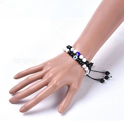 Adjustable Nylon Thread Braided Bead Bracelets Sets&nbsp;BJEW-JB04465