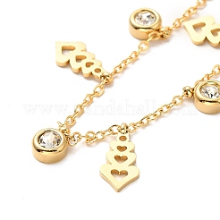 PVD Vacuum Plating 304 Stainless Steel Stud Earring and Pendant Necklace Set&nbsp;LS-SJEW-C002-01A-G