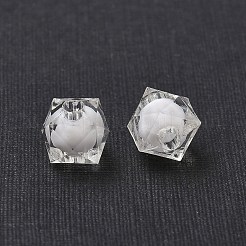 Transparent Acrylic Beads&nbsp;TACR-S112-8mm-01