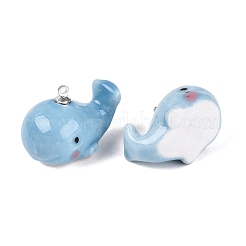 Handmade Porcelain Pendants&nbsp;PORC-N013-17B