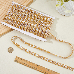 Polyester Centipede Braided Wavy Ribbon&nbsp;OCOR-WH0111-43A