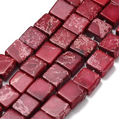 Dyed Natural Imperial Jasper Beads Strands&nbsp;G-F833-A01-01B