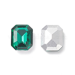 Pointed Back Glass Rhinestone Cabochons&nbsp;RGLA-T079-8x10mm-15