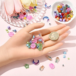 150Pcs 15 Styles Handmade Lampwork Beads Sets&nbsp;LAMP-YW0001-26