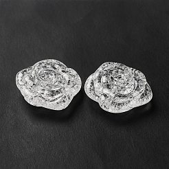 Transparent Crackle Acrylic Beads&nbsp;OACR-L013-015